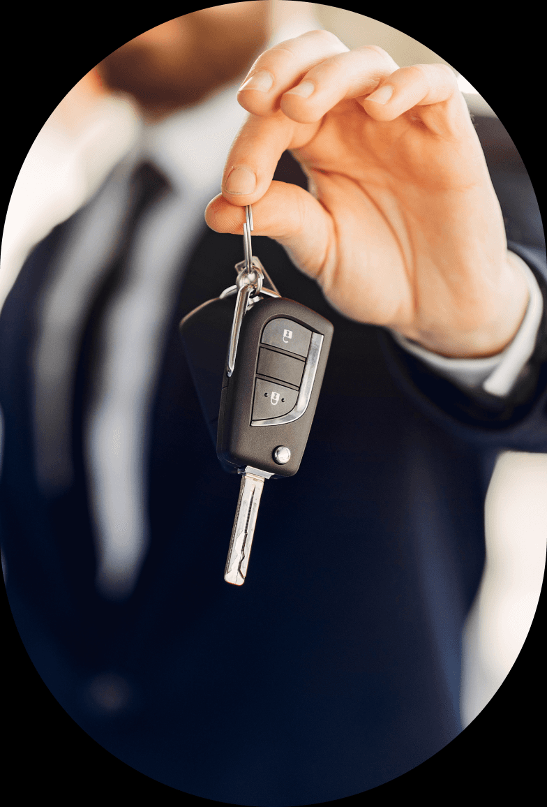 Host handing over keys